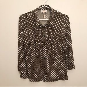 Laundry by Shelli Segal  Los Angeles printed blouse size large